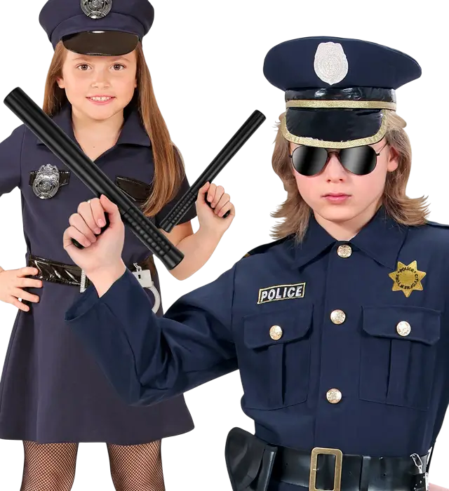 Politie Knuppel 29 cm – Politie Kostuum Accessoire