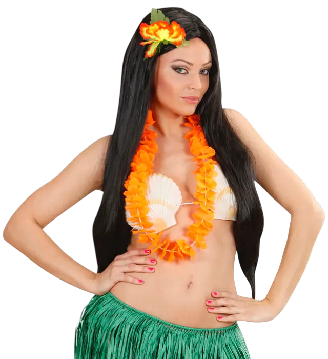 "HAWAÏAN FLUORESCENT NECKLACE" 4 coul.
