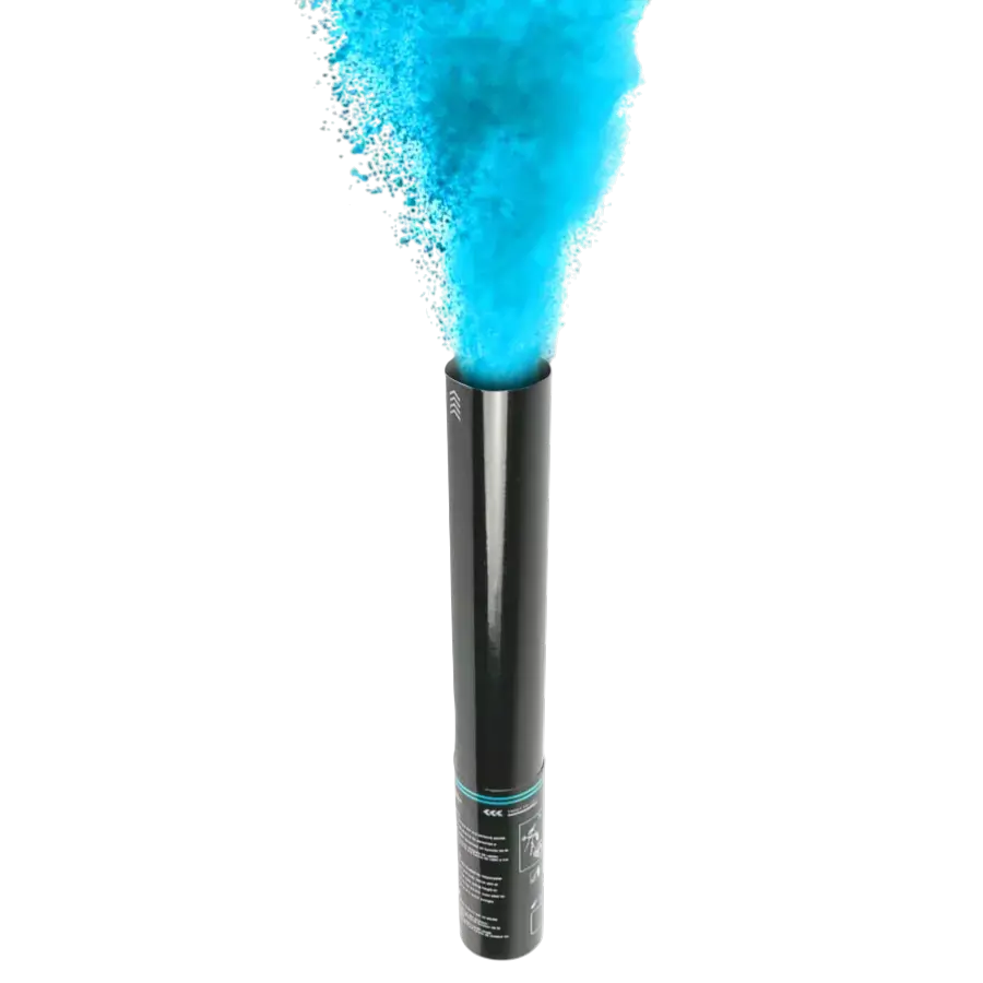 Holi handmatig kruit kanon 40 cm - Blauw