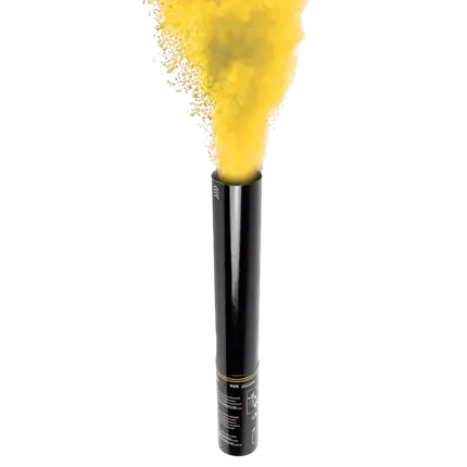 Holi handmatig kruit kanon 40 cm - Geel