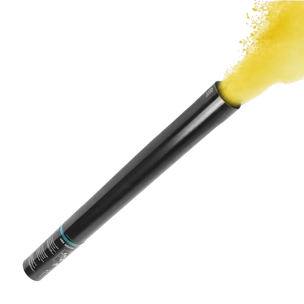 Holi handmatig kruit kanon 80 cm - Geel