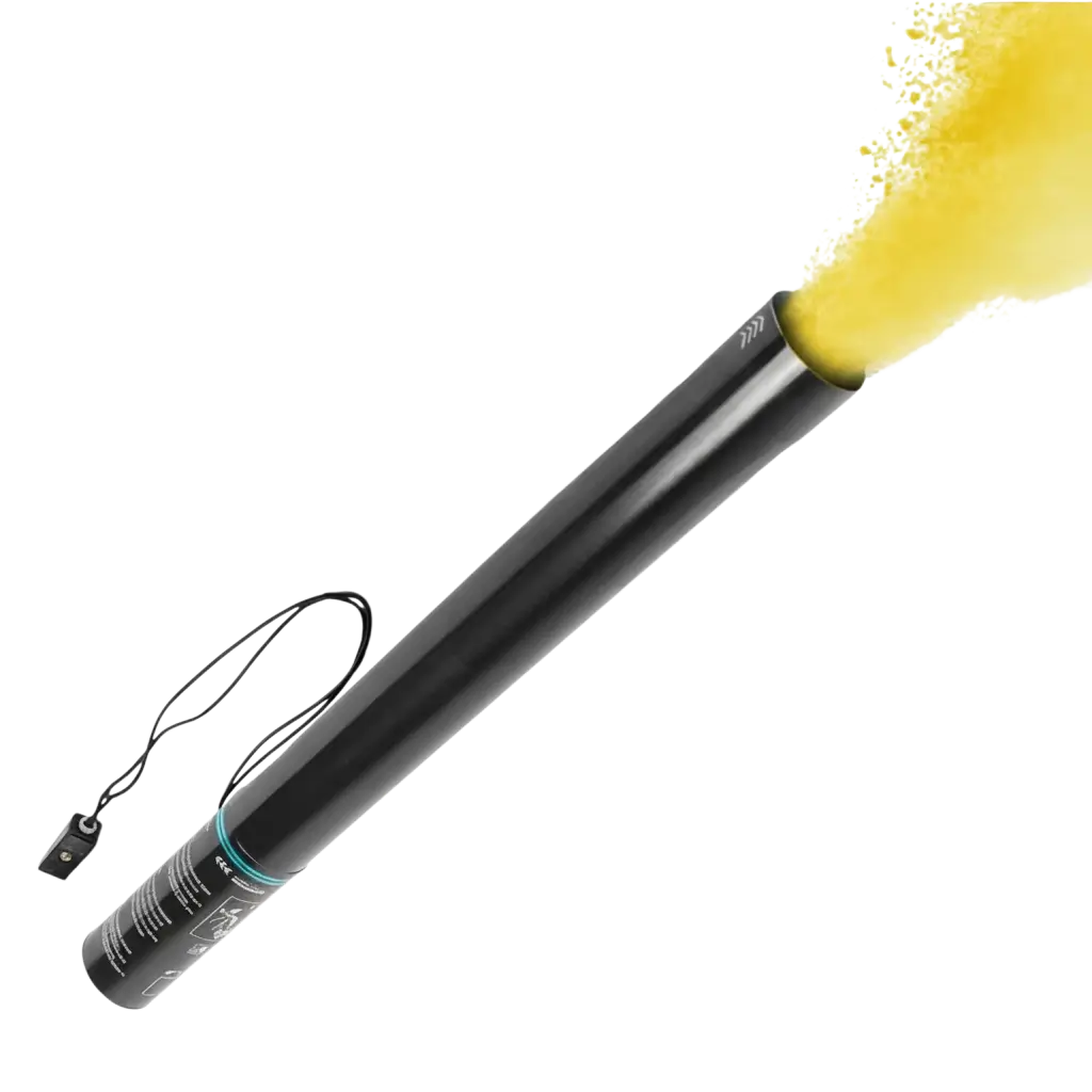 Holi elektrisch buskruitpistool 80 cm - Geel