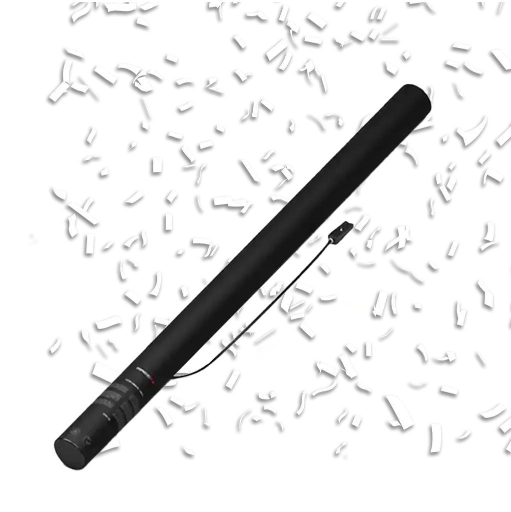 Elektrisch confetti kanon MAGIC FX 80cm - Wit