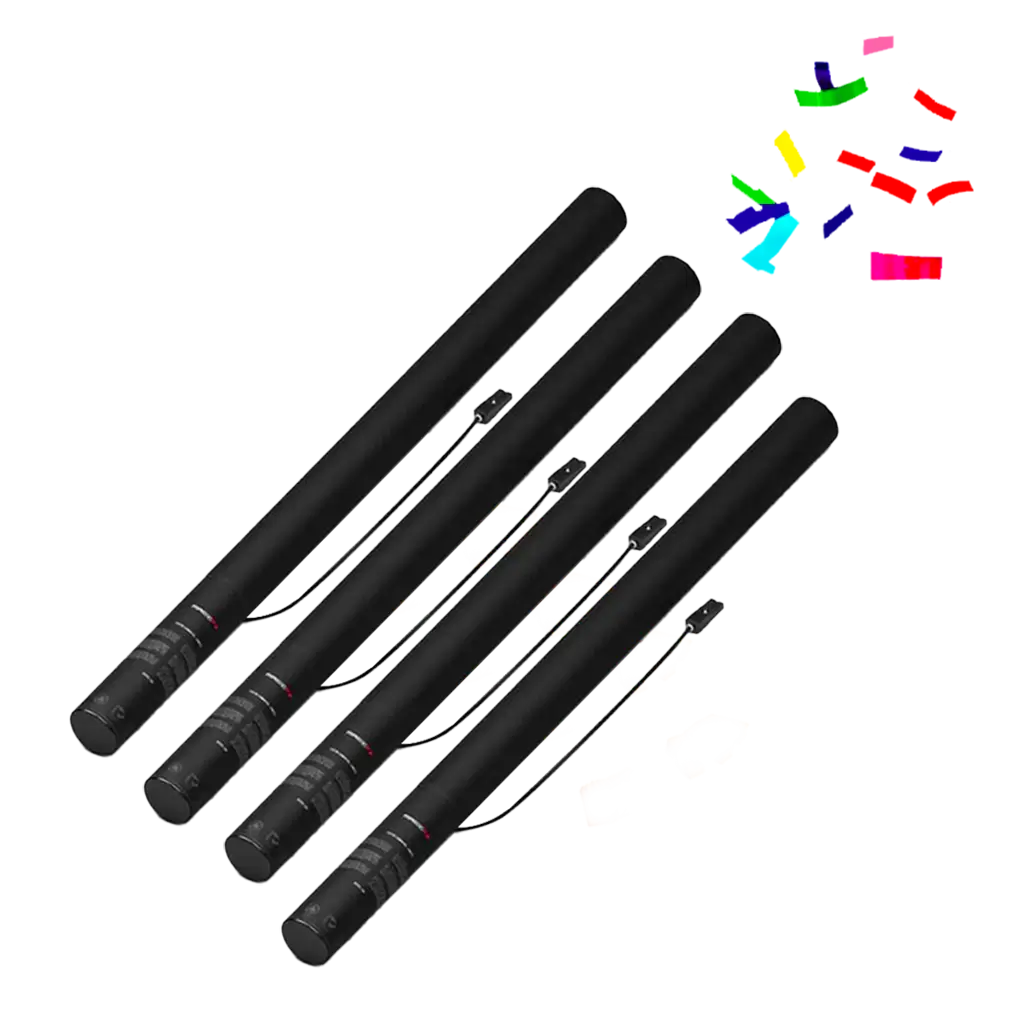 Elektrisch confetti kanon MAGIC FX 80cm - Veelkleurig