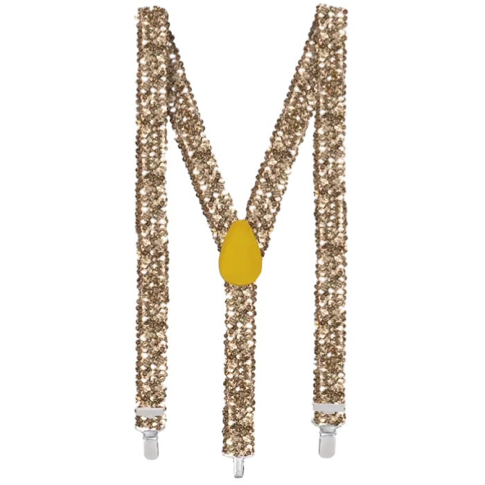 Gouden paillettenbandjes