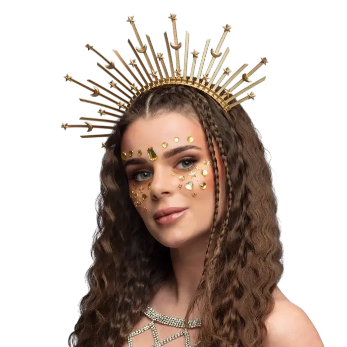 Aurora halo kroon tiara