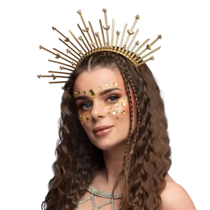 Aurora halo kroon tiara