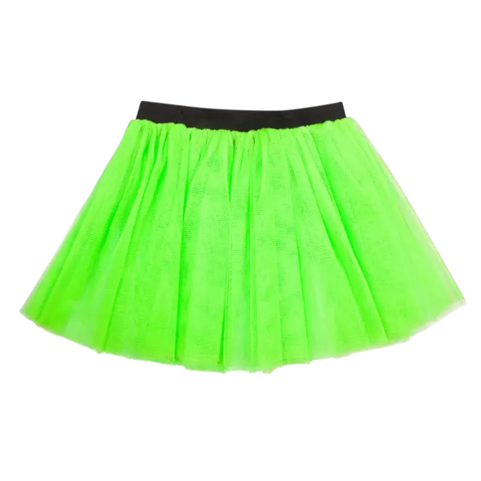Fluorescerende groene tutu