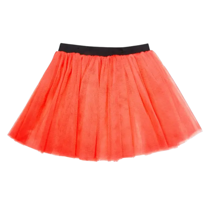 neon oranje tutu