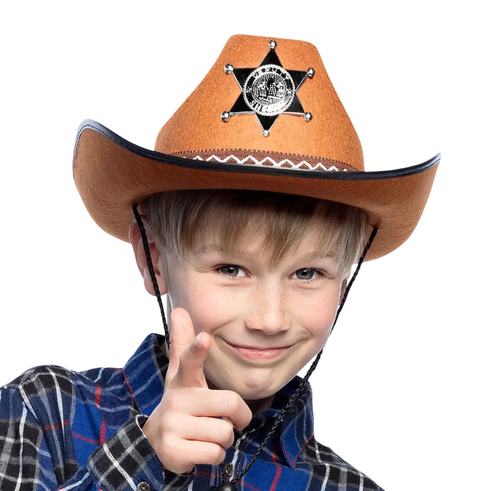 Kinder Sheriff cowboyhoed assortiment