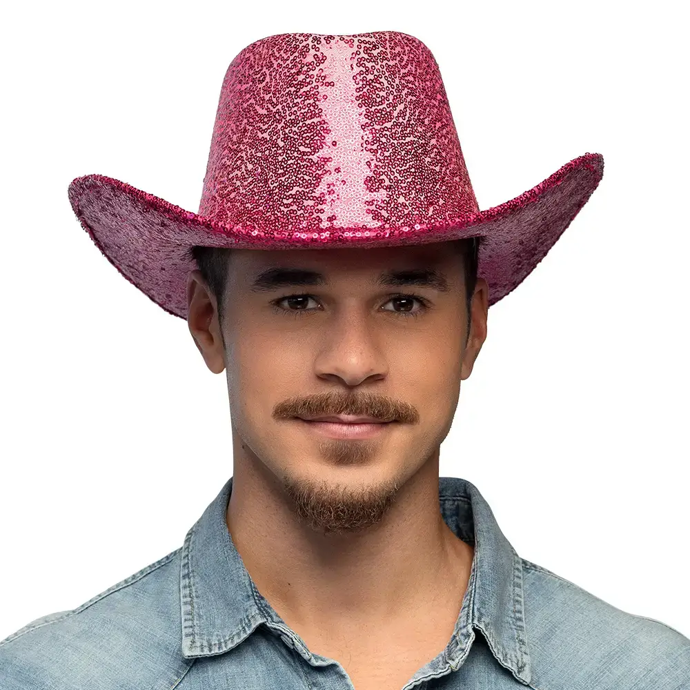 Roze Rodeo feest cowboyhoed