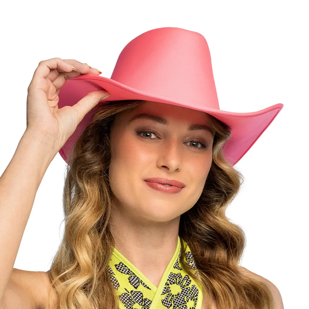 Cowboyhoed met franjes voor verkleedkostuum “Blaze” – Neonroze