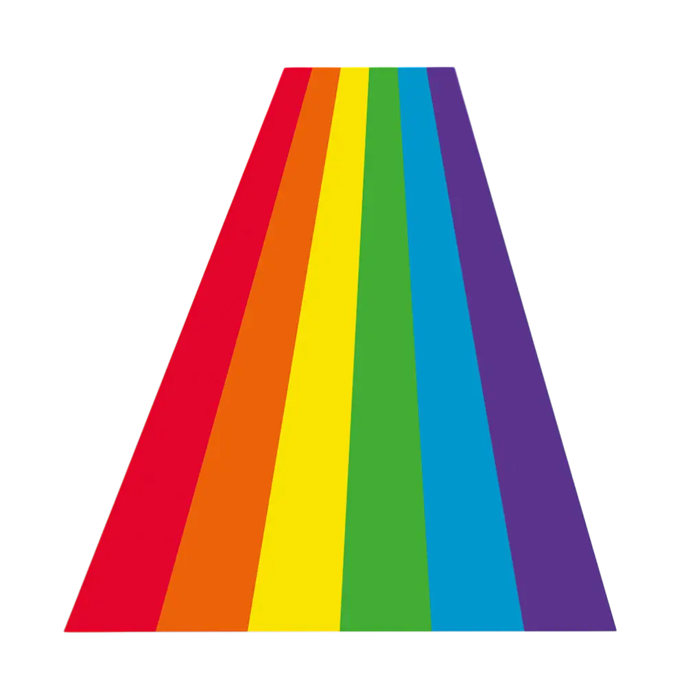 Regenboogtapijt (450 x 60cm)