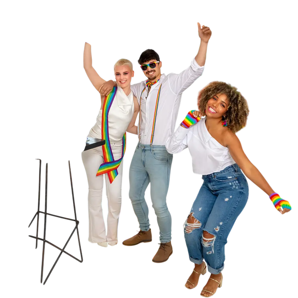 Regenboogtapijt (450 x 60cm)