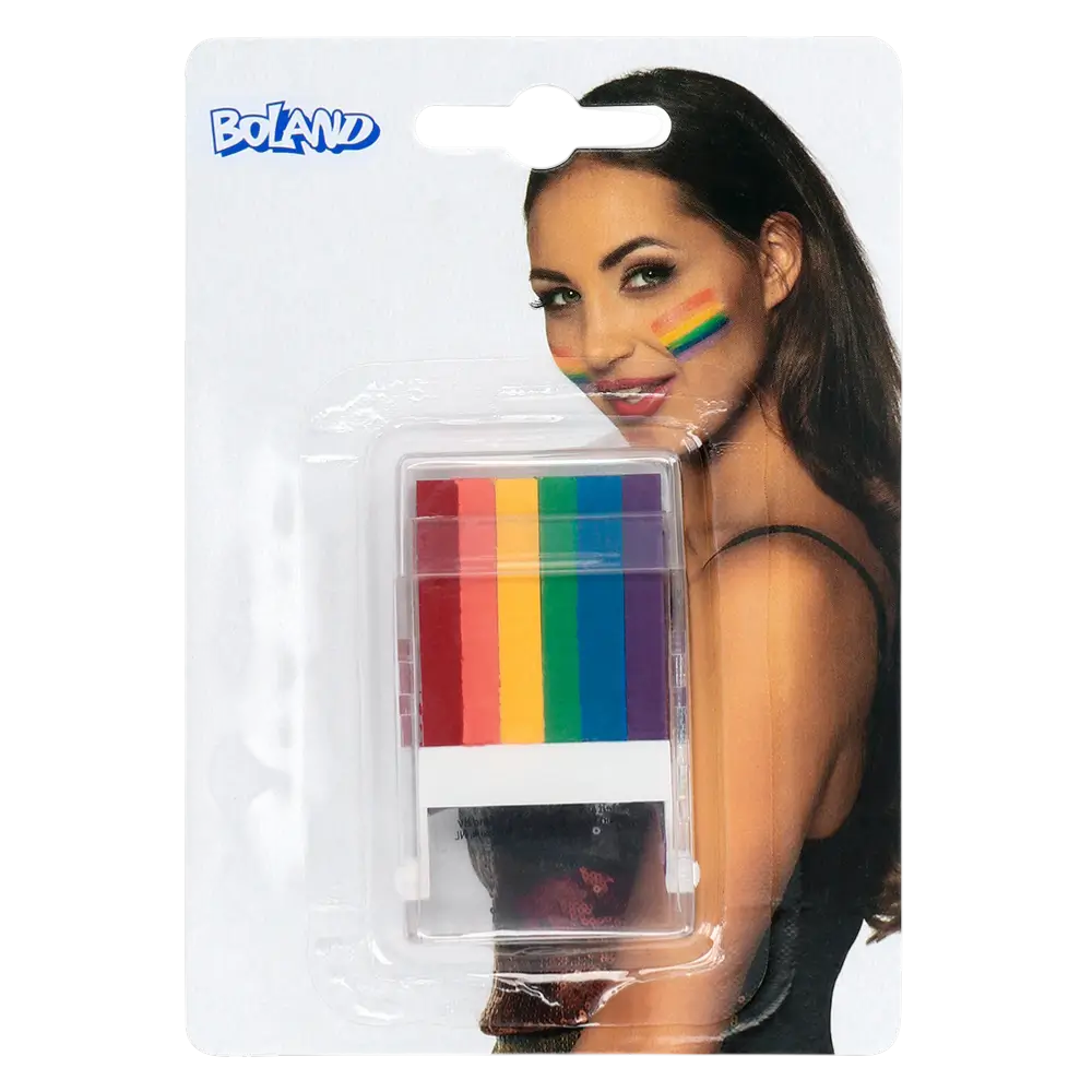 Regenboog make-up stick