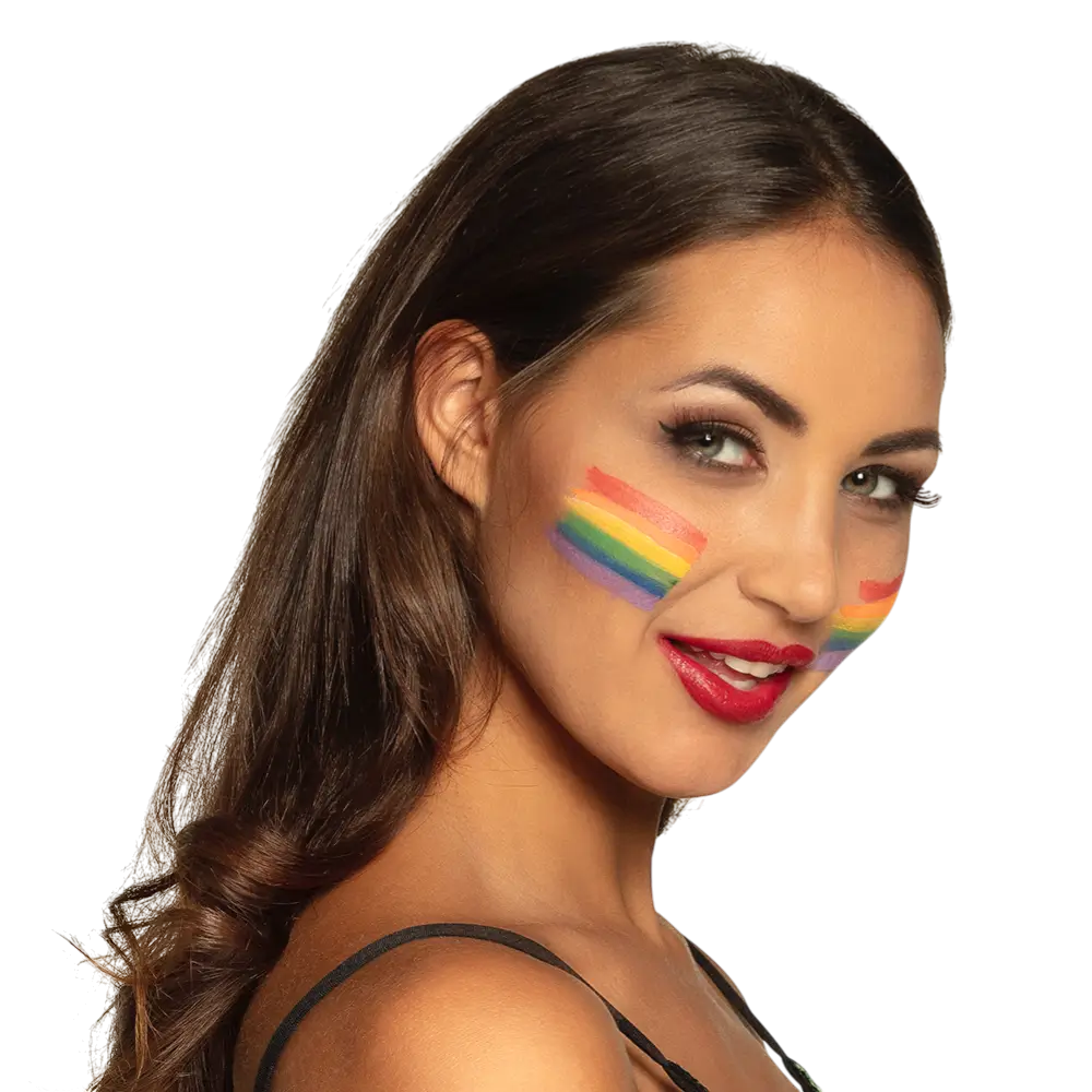 Regenboog make-up stick