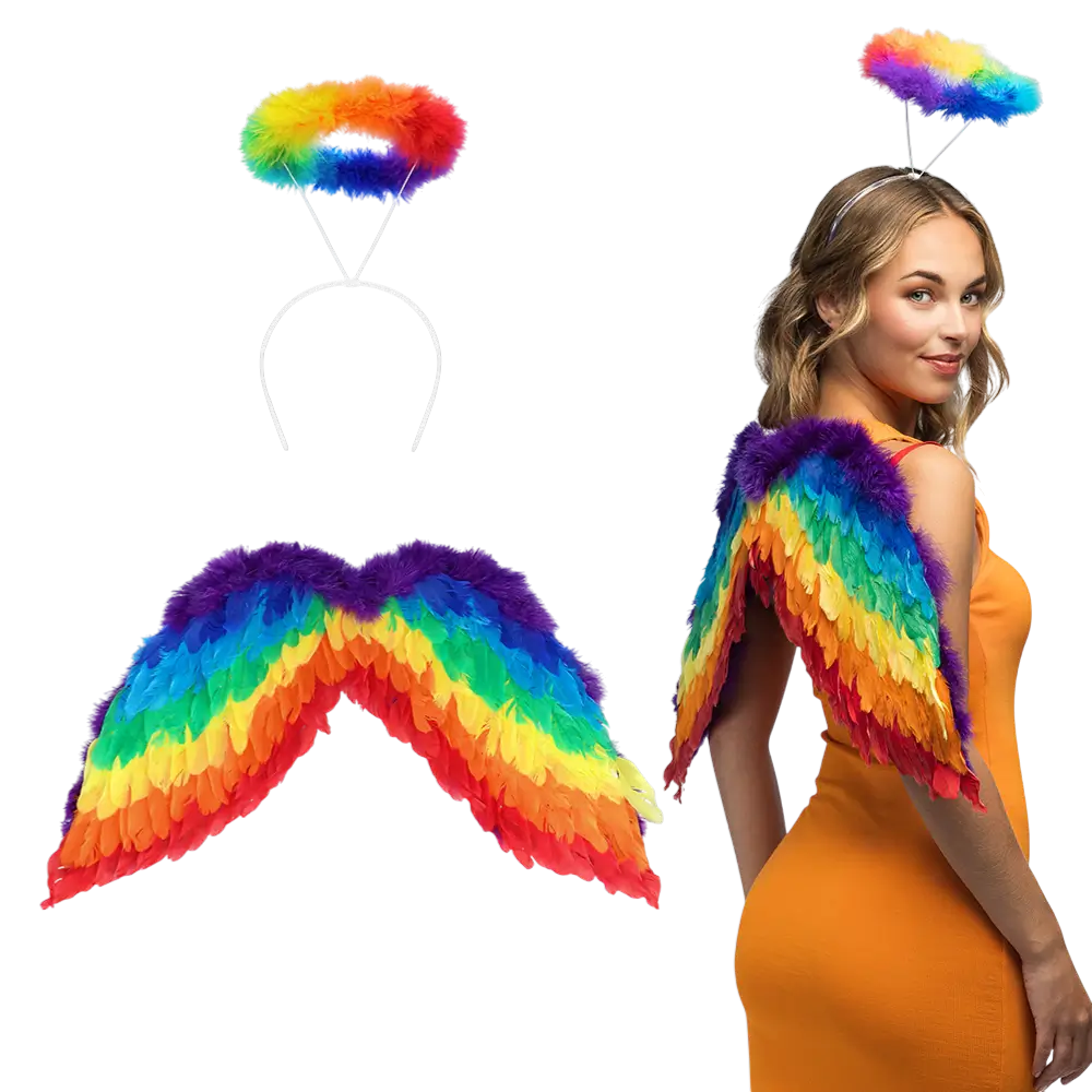 Regenboog engel set