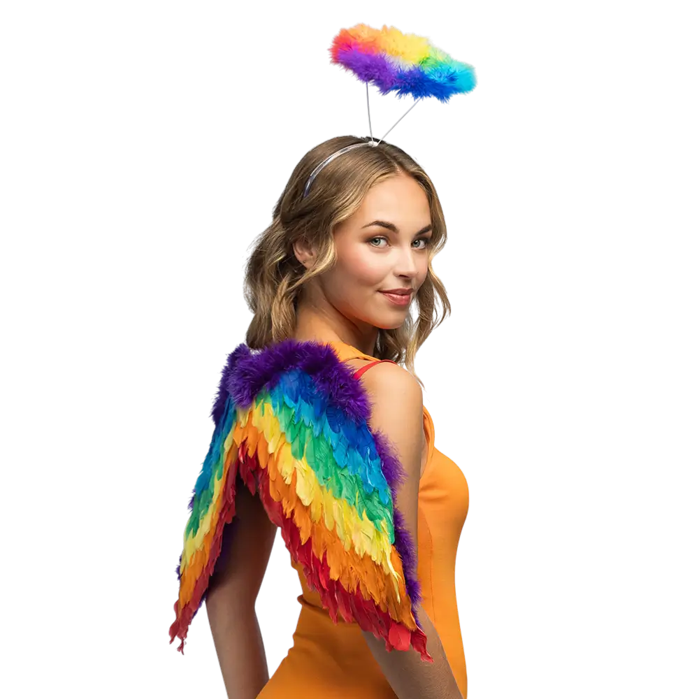Regenboog engel set