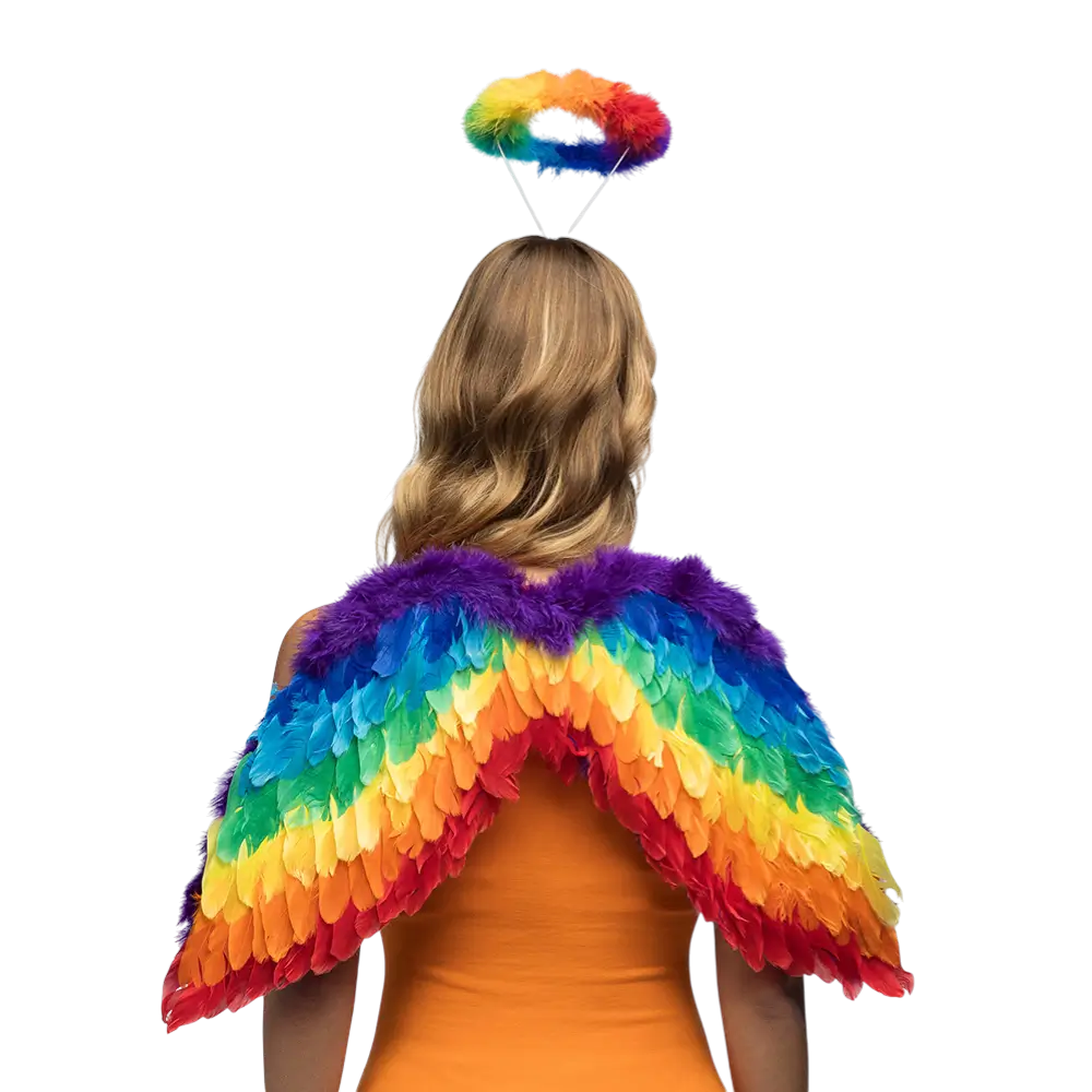 Regenboog engel set