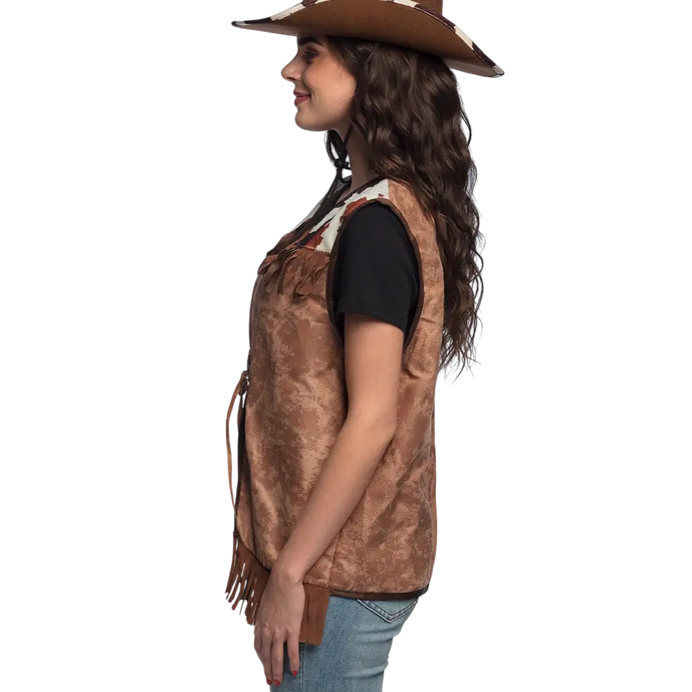 Bruin Western gilet (M)