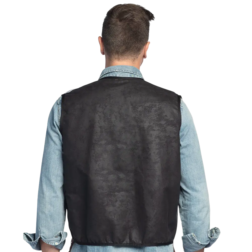 Zwart Western gilet (L/XL)