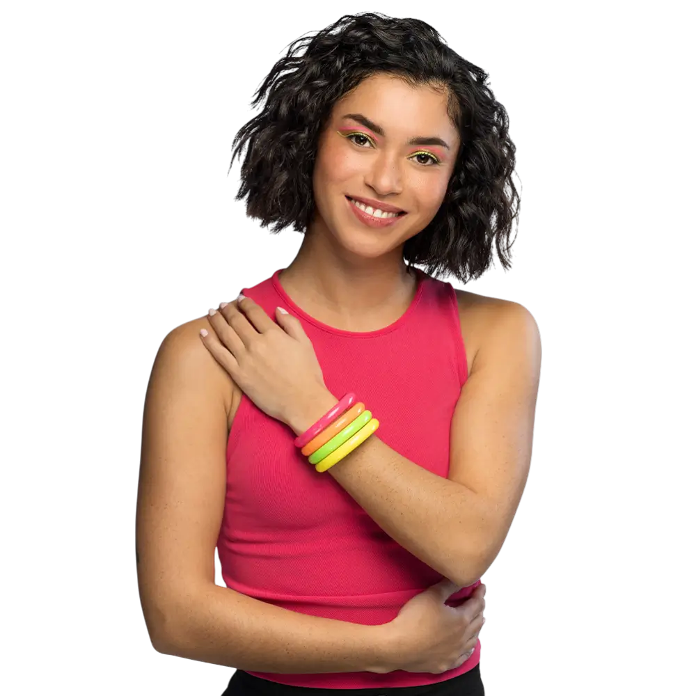 Set van 4 Rave armbanden