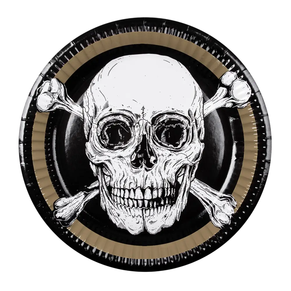 Set van 10 papieren Piratenborden