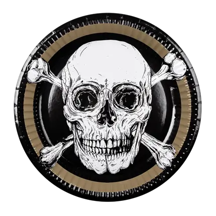 Set van 10 papieren Piratenborden