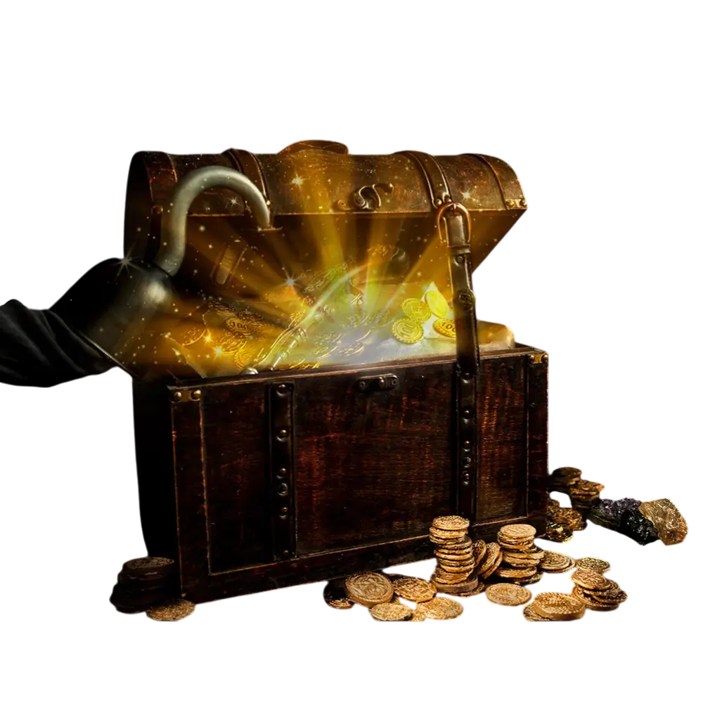 Piratenzak met 12 munten