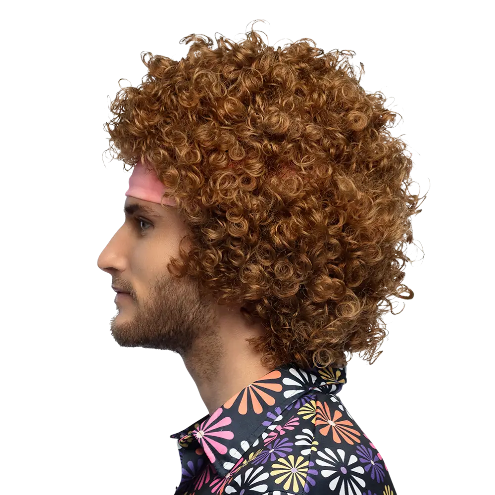 Hippie groove pruik