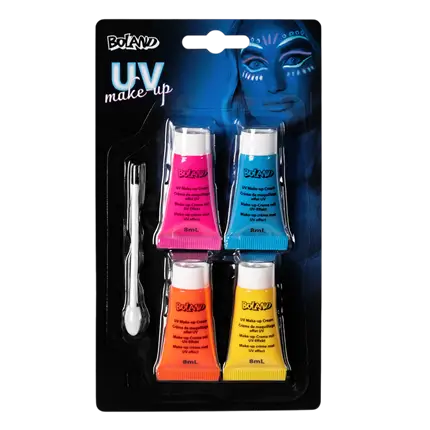 UV neon make-up set