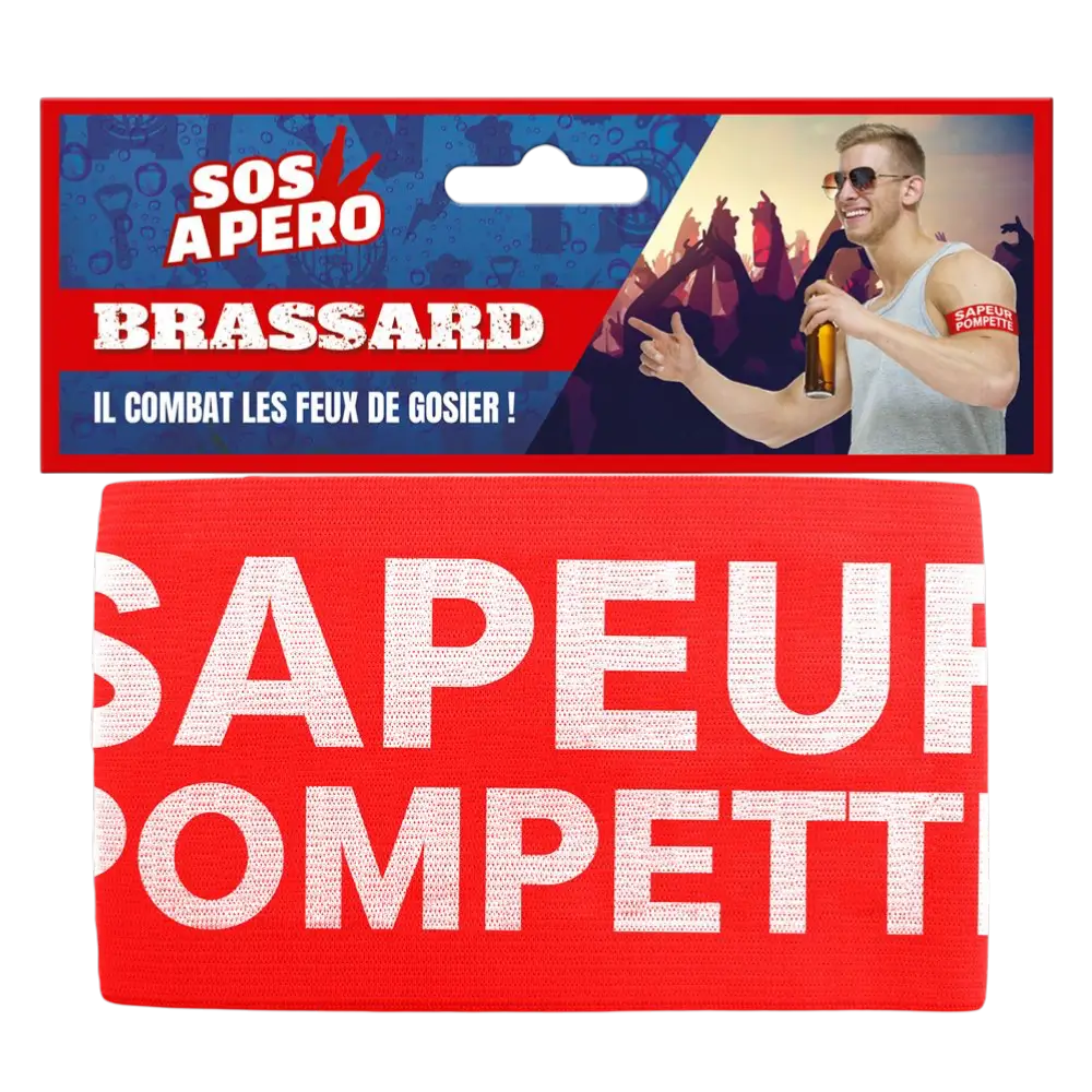 Aperitiefarmband "Sapeur Pompette" - Grappig Verjaardags- en Feestartikel