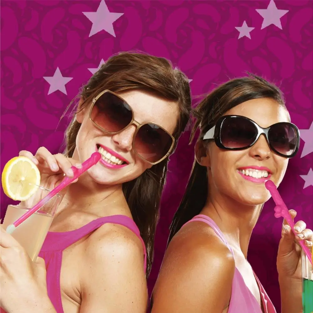 Set van 10 Zizi-rietjes - Verjaardags- en EVP-accessoire voor volwassenen