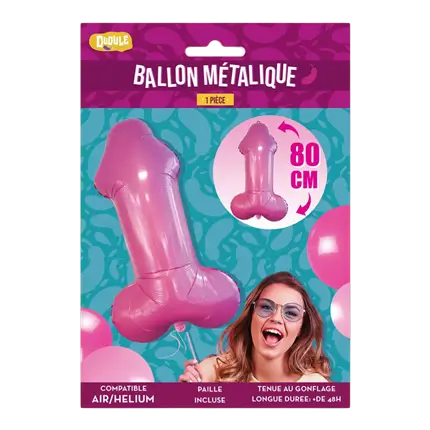 Reuze Zizi Metallic Ballon 80 cm - Leuke avond- en evenementdecoratie