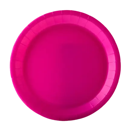 Ronde Kartonnen Borden 18 cm Fuchsia – Feestservies