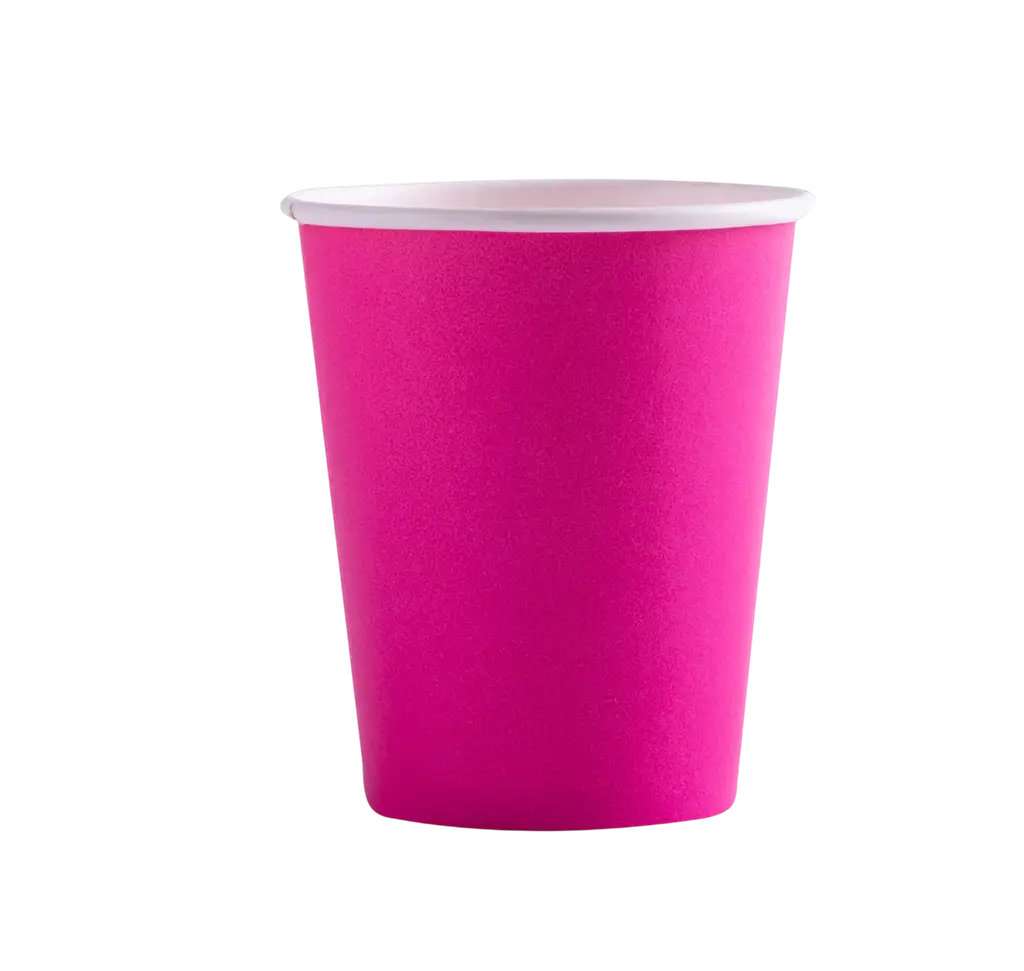 Kartonnen Bekers 20 cl Fuchsia – Wegwerpbekers voor Feesten