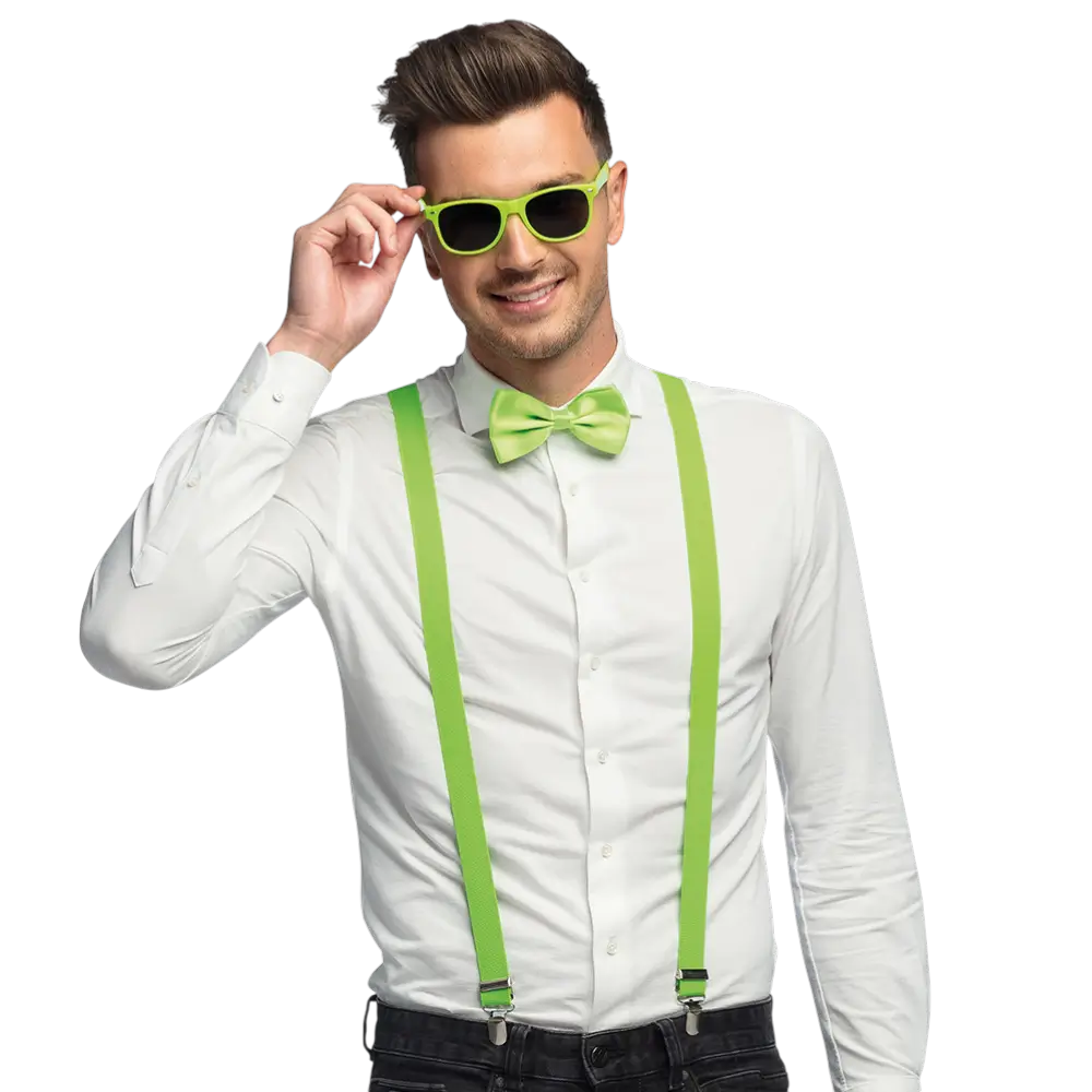 Fluorescerende feest- en verkleedaccessoires - Fluogroen