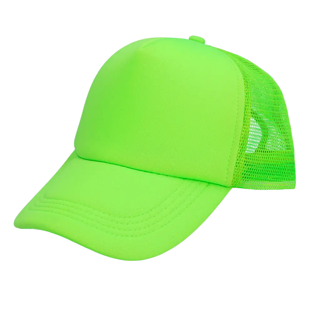 Fluorescerende feest- en verkleedmuts - Fluorescerend groen