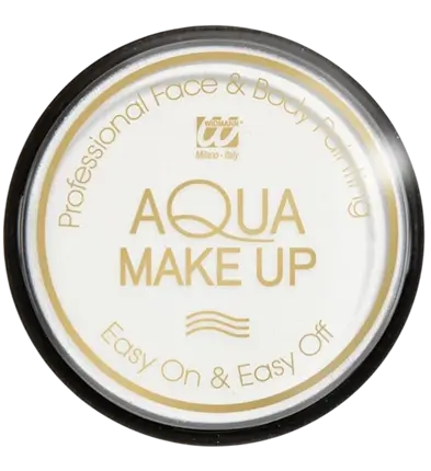 White Water Face Makeup - Aqua Makeup 10 ml - Verjaardag Carnaval Halloween Supporter