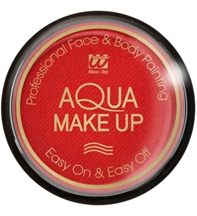 Rood Water Schminken - Aqua Schminken 10 ml - Verjaardag Carnaval Halloween Supporter