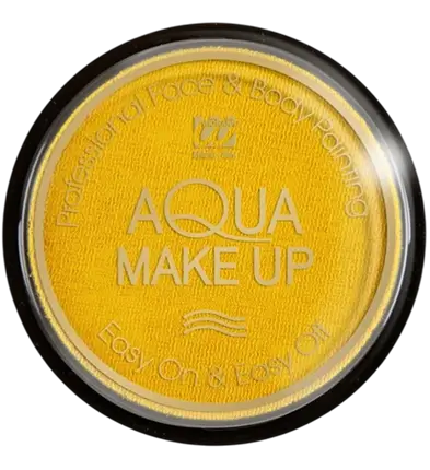 Geel Water Schminken - Aqua Schminken 10 ml - Verjaardag Carnaval Halloween Supporter