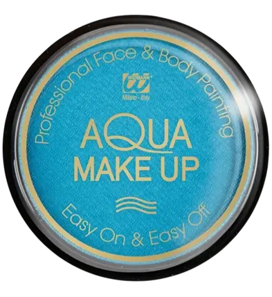 Hemelsblauwe Aqua Make-up 10 ml - Verjaardag Carnaval Halloween Supporter