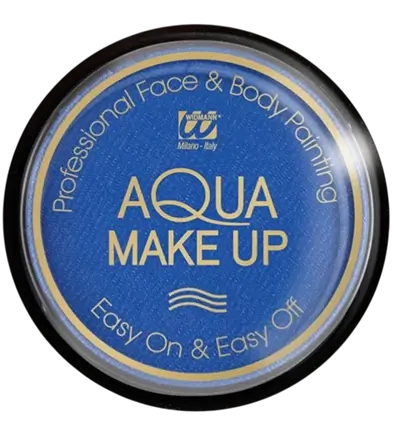 Donkerblauw aqua schmink 10 ml - Verjaardag Carnaval Halloween Supporter