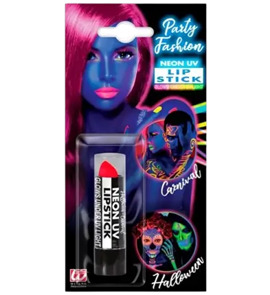 Lippenstift Fluorescerend Roze UV - Halloween Carnaval Schminken - 6 ml