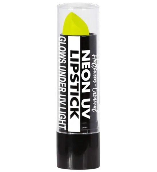Lippenstift Fluorescerend Geel UV - Halloween Carnaval Schminken - 6 ml