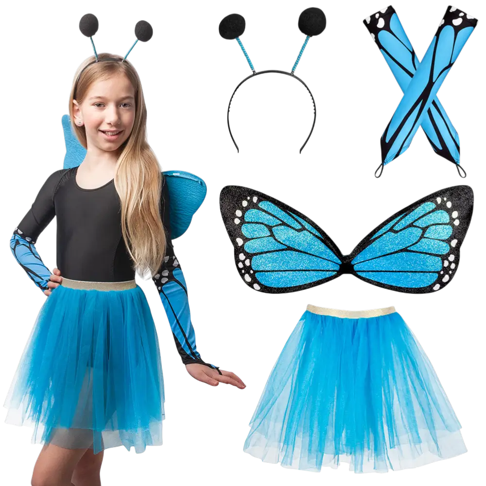 Verkleedkist met kindervlinder - Carnavalsaccessoires