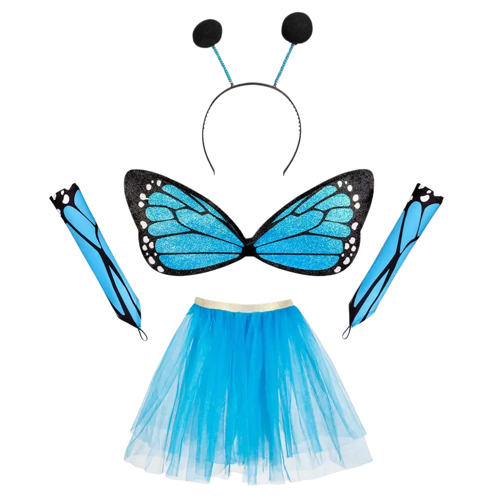 Verkleedkist met kindervlinder - Carnavalsaccessoires