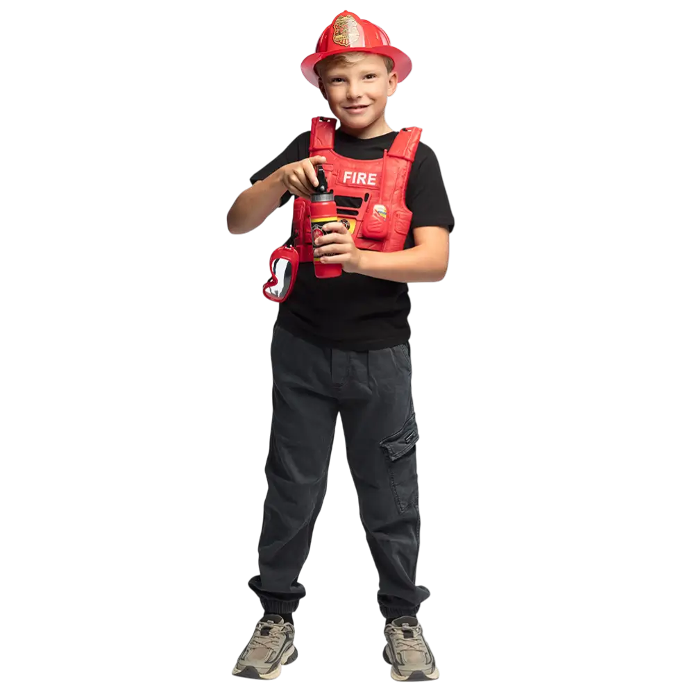 Brandweerman vermommingset voor kinderen - Kostuum Accessoires