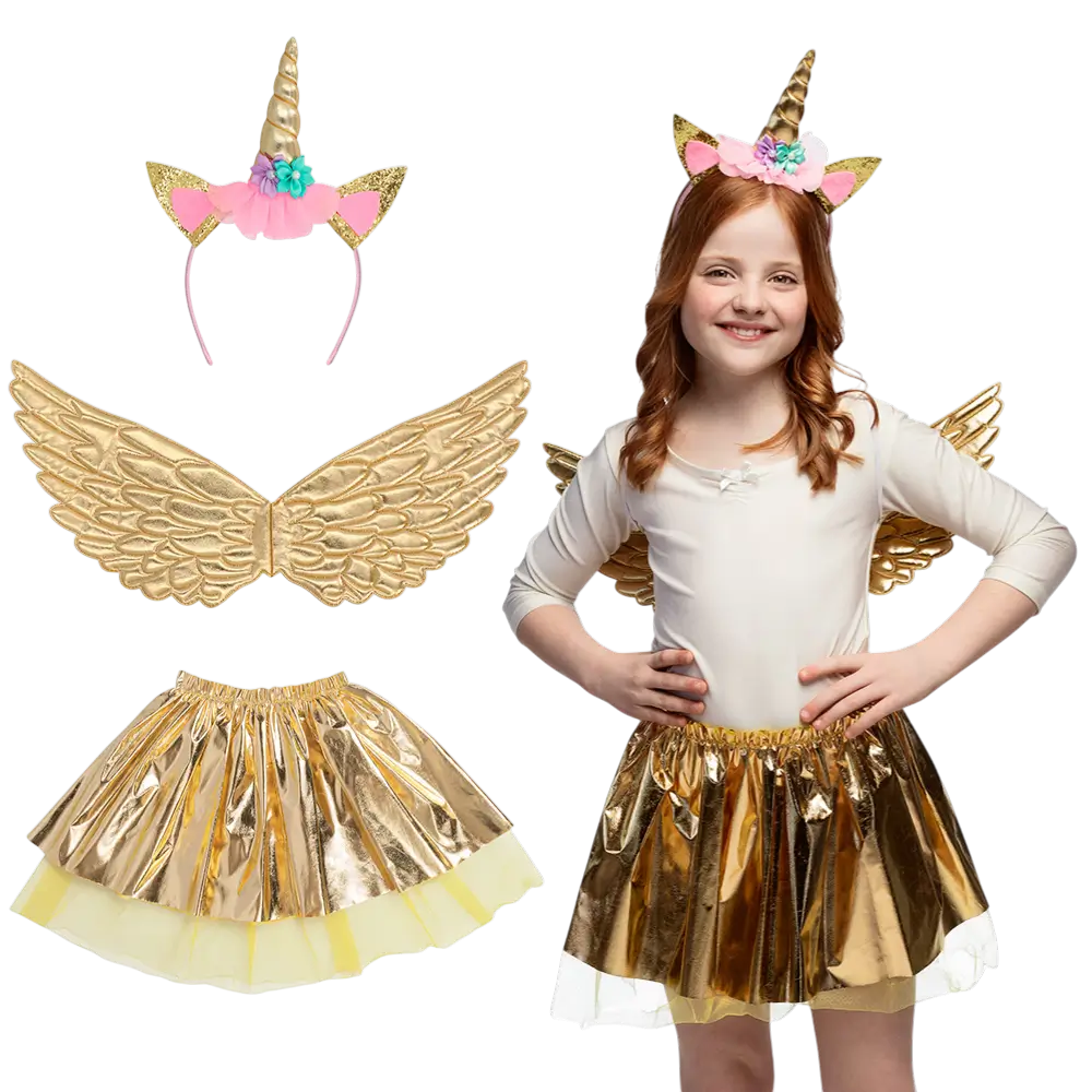 Eenhoornkinderengelset - Fancy Dress Accessoires