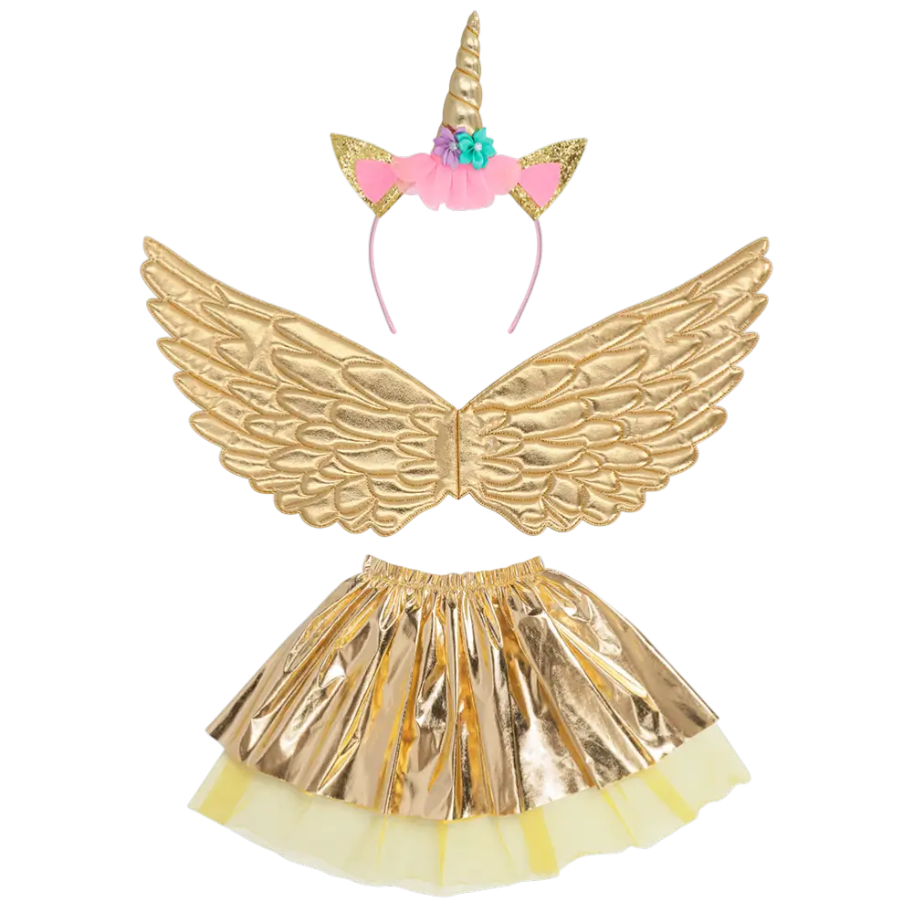 Eenhoornkinderengelset - Fancy Dress Accessoires